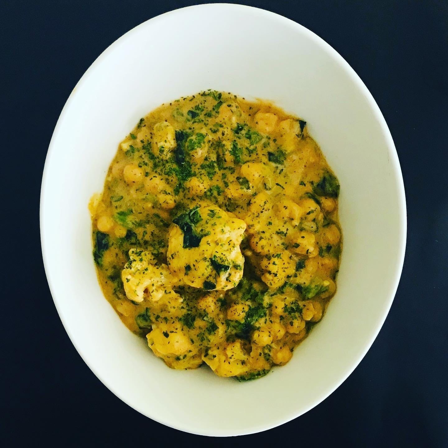 Curry aux pois chiches