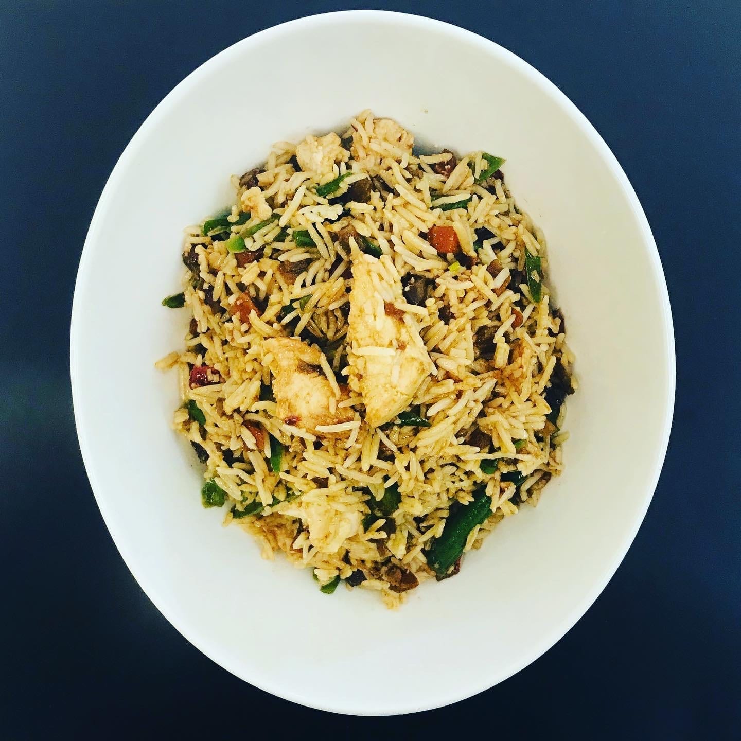 Riz frit au poulet