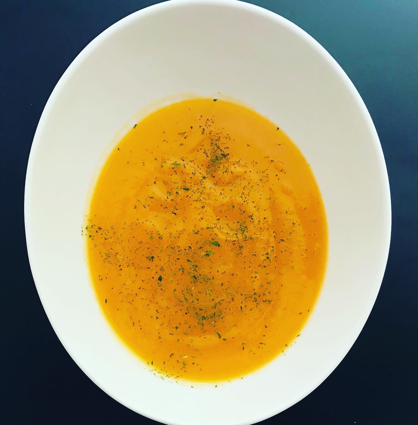 Soupe courge musquée et patates