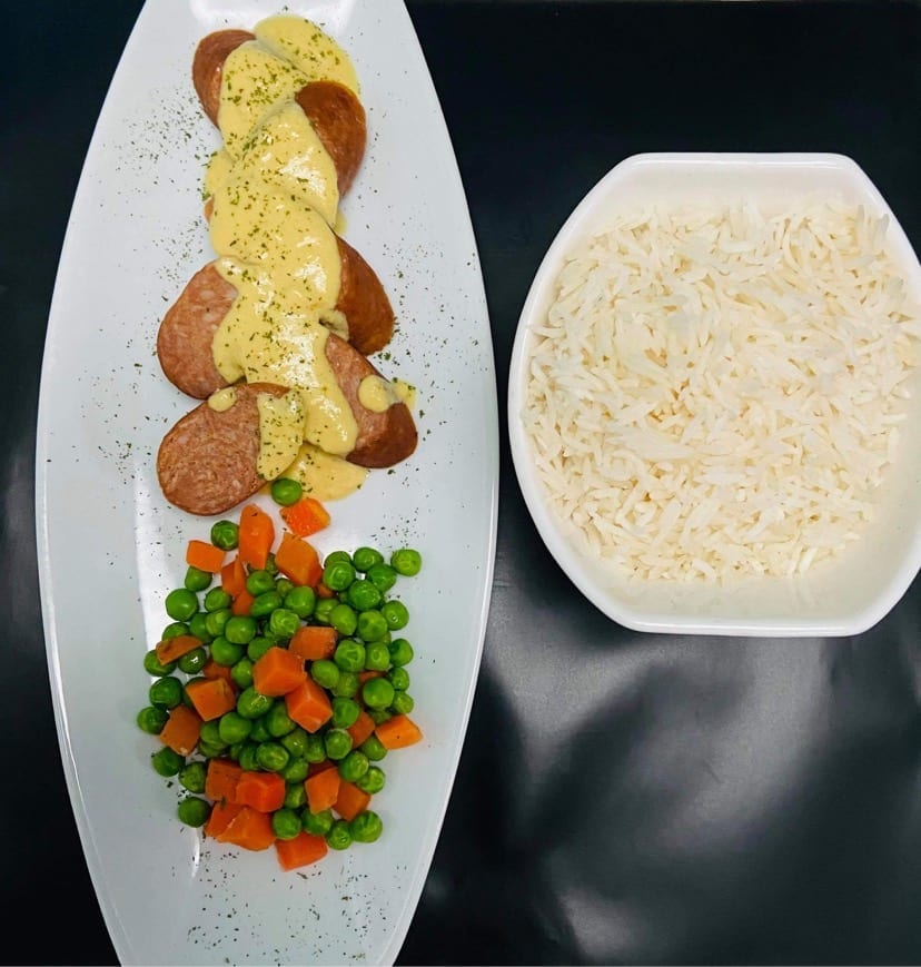Saucisse miel et moutarde