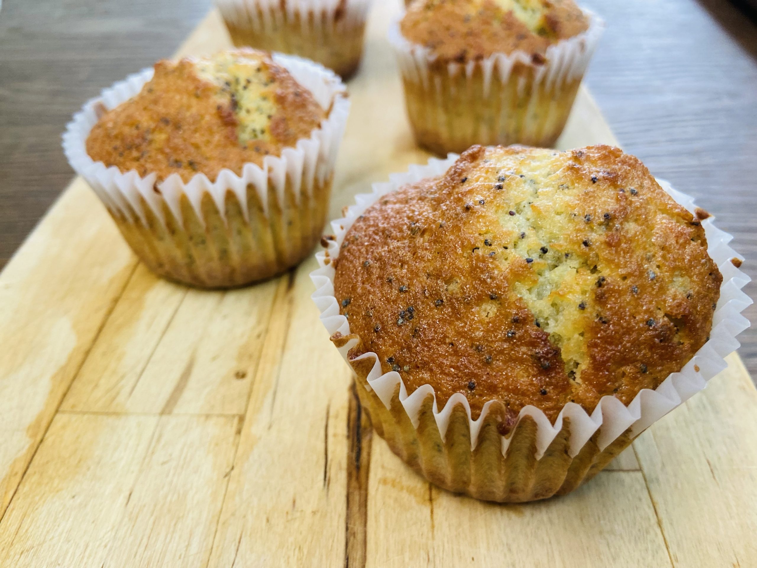 Muffins citron et graine de pavot